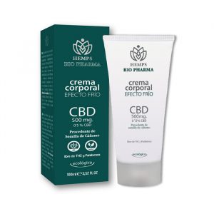 crema corporal efecto frio cbd hemps biopharma