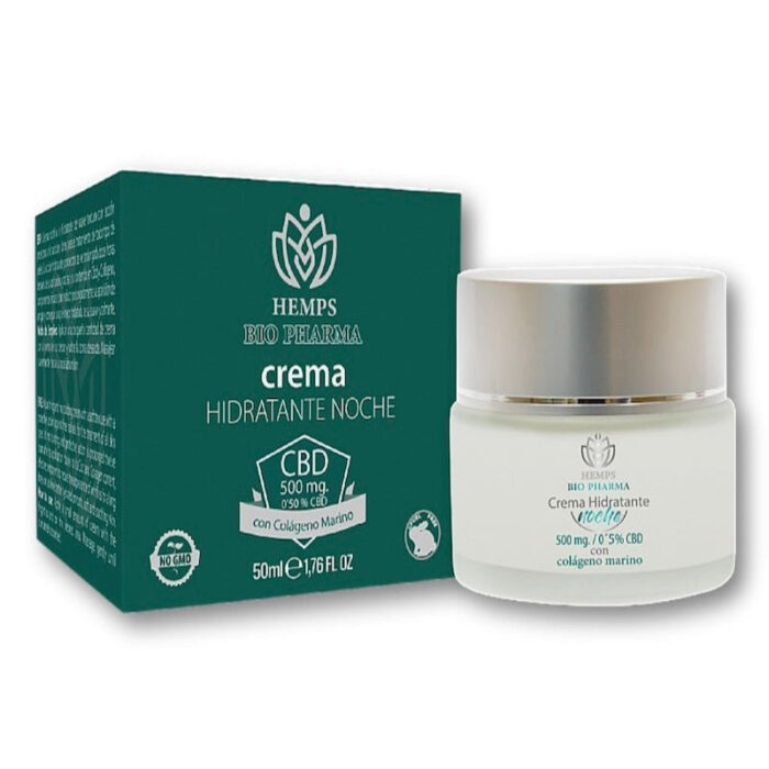 crema hidratante noche cbd hemps biopharma
