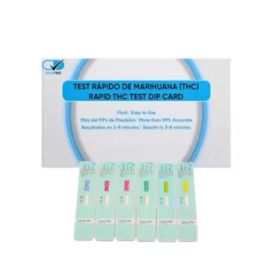 Test de Marihuana en Orina de Detección Rápida con Tarjeta de Inmersión (Pack 10 Unid)