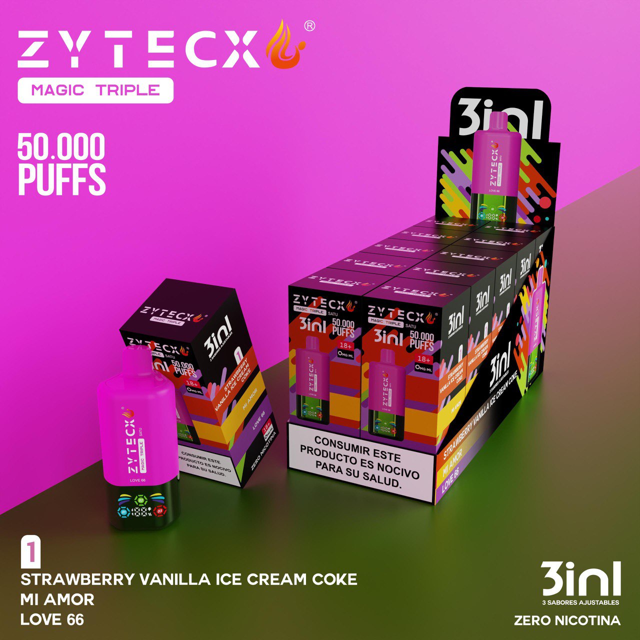 Zytecx Magic Triple sabores 1