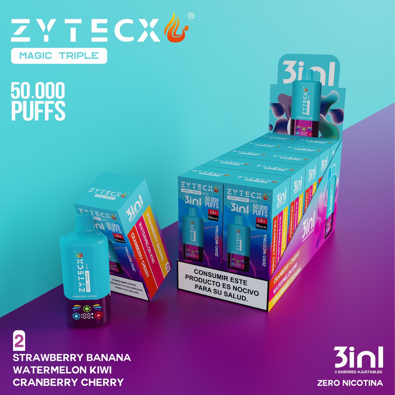 Zytecx Magic Triple sabores 2