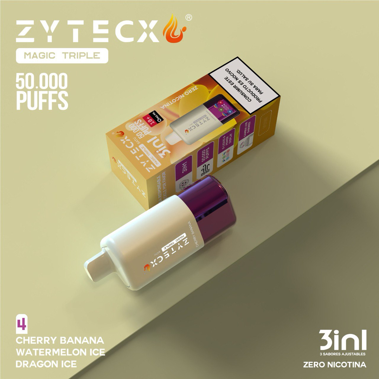 Zytecx Magic Triple sabores 4